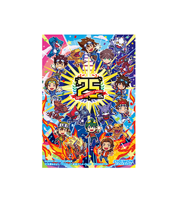 DIGIMON CARD GAME OFFICIAL SLEEVES DIGIMON ANIMATION SERIES 25th